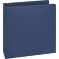 Business Source Basic Round Ring Binders, Dark Blue, 8 1/2" Width x 11" Length, BSN16464