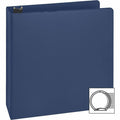 Business Source Basic Round Ring Binders, Dark Blue, 8 1/2" Width x 11" Length, BSN16464