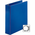 Business Source Basic Round Ring Binders, Dark Blue, 8 1/2" Width x 11" Length, BSN16464