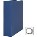 Business Source Basic Round Ring Binders, Dark Blue, 8 1/2" Width x 11" Length, BSN16464
