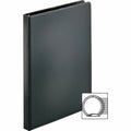 Business Source Basic Round Ring Binders, Black, 8 1/2" Width x 11" Length, BSN28526
