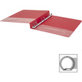 Business Source Basic Round Ring Binders, Red, 8 1/2" Width x 11" Length, BSN28550