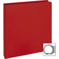 Business Source Basic Round Ring Binders, Red, 8 1/2" Width x 11" Length, BSN28550