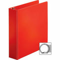 Business Source Basic Round Ring Binders, Red, 8 1/2" Width x 11" Length, BSN28660