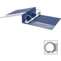 Business Source Basic Round Ring Binders, Dark Blue, 8 1/2" Width x 11" Length, BSN28661