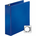 Business Source Basic Round Ring Binders, Dark Blue, 8 1/2" Width x 11" Length, BSN28661