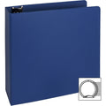 Business Source Basic Round Ring Binders, Dark Blue, 8 1/2" Width x 11" Length, BSN28661