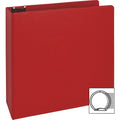 Business Source Basic Round Ring Binders, Red, 8 1/2" Width x 11" Length, BSN28770