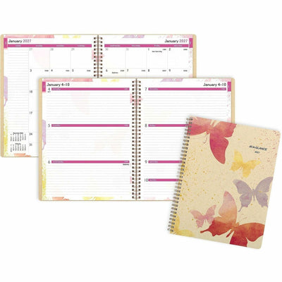 ACCO At-A-Glance Watercolors Recycled Planner, 8 1/2", AAG791905G