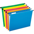 TOPS Pendaflex SureHook 1/5 Tab Cut Letter Recycled Hanging Folder, Bright Green, 8 1/2" Width x 11" Length, 20 / Box, PFX615215ASST