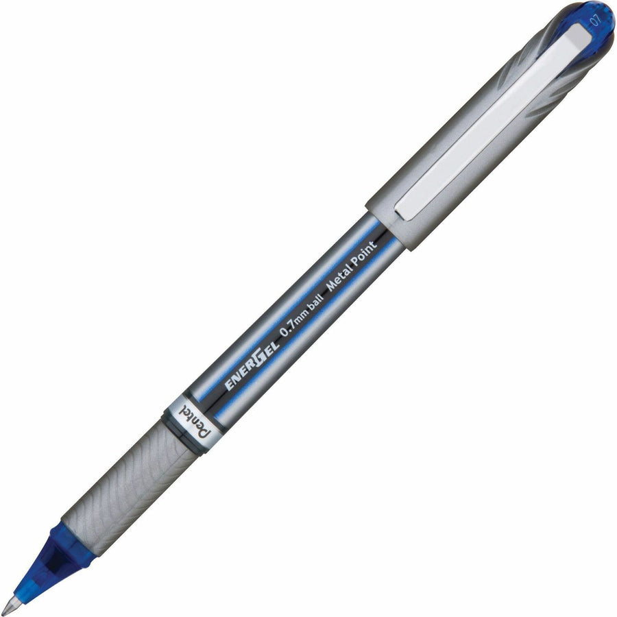 EnerGel NV Liquid Gel Pens, Blue, Blot Proof, 1 Dozen, PENBL27C