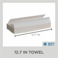 Georgia Pacific . Pacific Blue Basic C-Fold Recycled Paper Towel, White, 10 / Carton, GPC25190