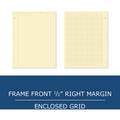 Roaring Spring Paper Products Roaring Spring 5x5 Grid Engineering Pad, 11" x 8 1/2", ROA95182