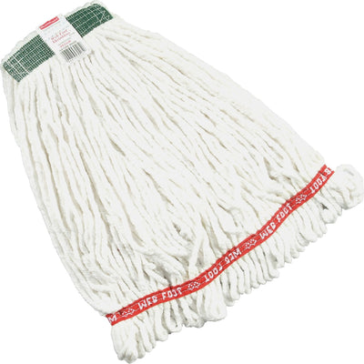 Rubbermaid Commercial Web Foot Shrinkless Wet Mop, White, 6EA/CT — view 1