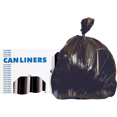 Novolex Heritage AccuFit RePrime Can Liners, Black, 5 / Carton — view 1