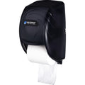 San Jamar Duett Standard Bath Tissue Dispenser, Black Pearl, 2 x Roll, SJMR3590TBK