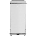 Rubbermaid Commercial Defenders Square Step Can, Stainless Steel, 13 gal, RCPST24SSPL