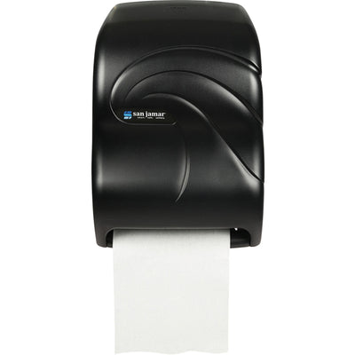 San Jamar Infinity System Towel Dispenser, Black, 2 x Roll, SJMT1390TBK