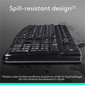 Logitech K120 Plug-and-Play USB Keyboard, Black, LOG920002478
