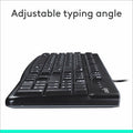 Logitech K120 Plug-and-Play USB Keyboard, Black, LOG920002478