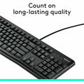 Logitech K120 Plug-and-Play USB Keyboard, Black, LOG920-002478