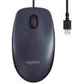 Logitech B100 Optical USB Mouse, Black, LOG910001439