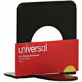 Universal Bookend, Black, 1 Pair, UNV54055