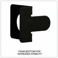 Universal Bookend, Black, 1 Pair, UNV54055