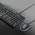 Logitech MK200 Media Corded Keyboard and Mouse Combo, LOG920002714