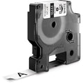 Newell Dymo Rhino Industrial Vinyl Labels, Black on White, DYM18444