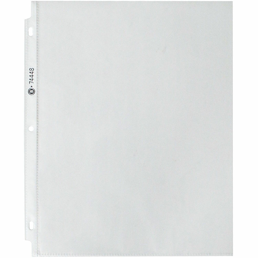 Business Source Economy Weight Sheet Protectors, Semi Clear, 8 1/2" Width x 11" Length, 200 / Box — view 1
