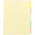 Business Source Insertable Tab Ring Binder Indexes, Multicolor, 1 Set, BSN36692