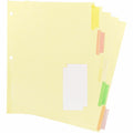 Business Source Insertable Tab Ring Binder Indexes, Multicolor, 1 Set, BSN36692