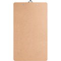 Business Source Hardboard Clipboard, Brown, 9" Width x 15 1/2" Length, BSN28554