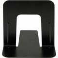 Business Source Heavy-gauge Steel Book Supports, Black, 2 / Pair, BSN42550