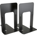 Business Source Heavy-gauge Steel Book Supports, Black, 1 Pair, BSN42551