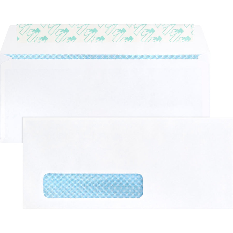 Business Source Security Tint Window Envelopes, White, 500 / Box — view 1
