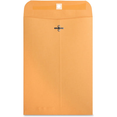 Business Source Heavy-duty Clasp Envelopes, Kraft, 100 / Box, BSN36662