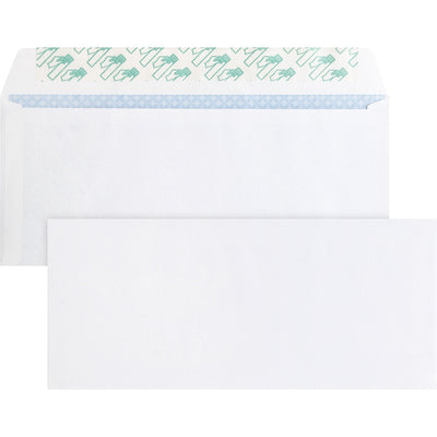 Business Source Regular Tint Peel/Seal Envelopes, White, 500 / Box, BSN36682