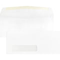 Business Source Economical No. 10 Window Envelope, White, 500 / Box, BSN42251