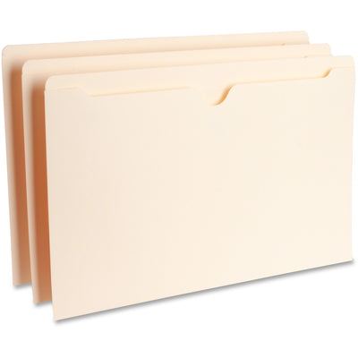 Business Source Legal Recycled File Pocket, Manila, 8 1/2" Width x 14" Length, 100 / Box, BSN65800