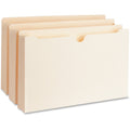 Business Source Straight Tab Cut Legal Recycled File Pocket, Manila, 8 1/2" Width x 14" Length, 50 / Box, BSN65803