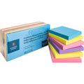 Business Source 3x3 Extreme Colors Adhesive Notes, Assorted, 1 Pack, BSN36615