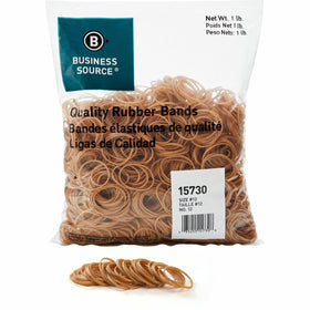 Business Source Quality Rubber Bands, Crepe, 2500 / Pack, BSN15730