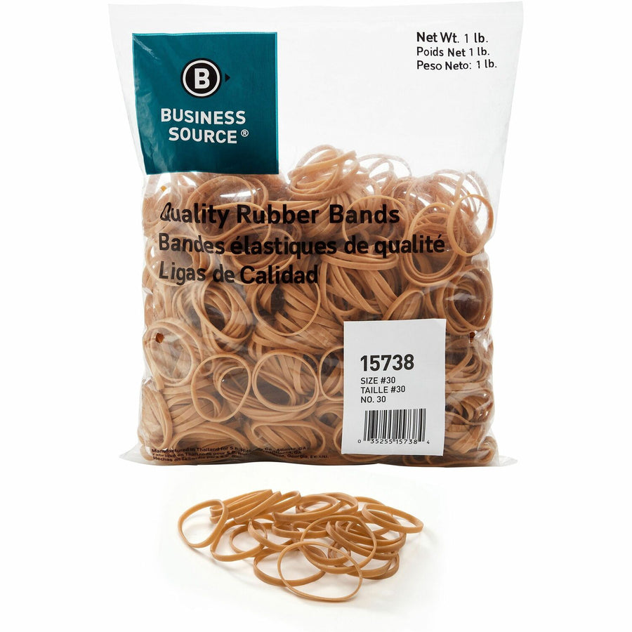 Business Source Quality Rubber Bands, Crepe, 1150 / Pack — view 1