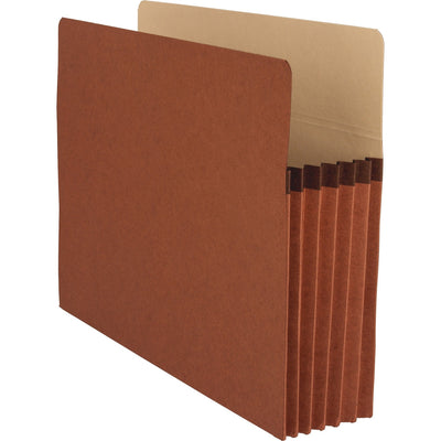 Business Source Straight Tab Cut Letter Recycled File Pocket, Redrope, 8 1/2" Width x 11" Length, 10 / Box, BSN65792