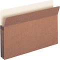 Business Source Straight Tab Cut Legal Recycled File Pocket, Redrope, 8 1/2" Width x 14" Length, 25 / Box, BSN65793