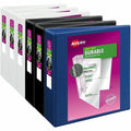 Avery Durable View 3 Ring Binder, White, 8 1/2" Width x 11" Length, 1 Carton, AVE17048