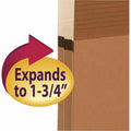 Smead Easy Grip Straight Tab Cut Legal Recycled File Pocket, Redrope, 8 1/2" Width x 14" Length, 25 / Box, SMD73213