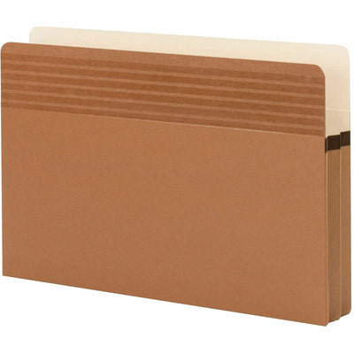 Smead Easy Grip Straight Tab Cut Legal Recycled File Pocket, Redrope, 8 1/2" Width x 14" Length, 25 / Box, SMD73213